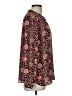 Ann Taylor LOFT 100% Polyester Paisley Black Long Sleeve Blouse Size M - photo 4