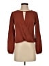 Theory 100% Silk Brown Blouse Size S - photo 1