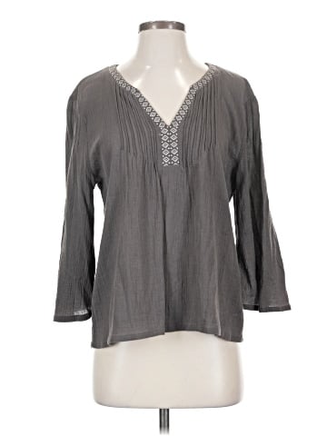 Garnet Hill 3/4 Sleeve T-Shirt (view 1)