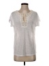 Crosby 100% Polyester Silver Short Sleeve Top Size S (estimated) - photo 1
