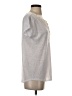 Crosby 100% Polyester Silver Short Sleeve Top Size S (estimated) - photo 4