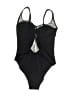 Loren Chevron-herringbone Black One Piece Swimsuit Size EU 40 - photo 2