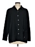 Nannette Keller Solid Black Long Sleeve Button-Down Shirt Size M - photo 1