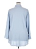 Unbranded 100% Polyester Blue Long Sleeve Blouse Size XXL - photo 2