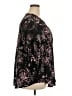 Torrid 100% Polyester Black 3/4 Sleeve Blouse Size 3X Plus (3) - photo 4