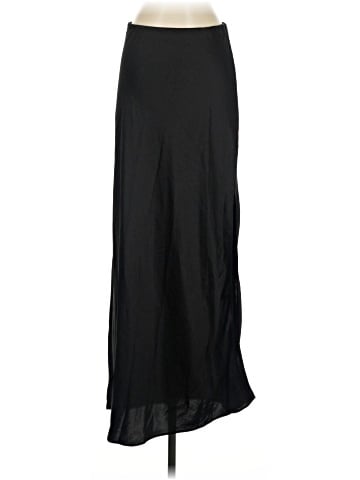 Madewell Satin Maxi Slip Skirt (view 1)