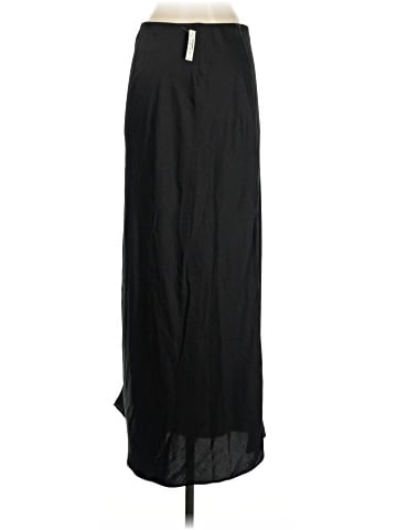 Madewell Satin Maxi Slip Skirt (view 2)