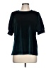 Amaryllis Teal Short Sleeve Top Size L - photo 1