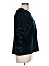 Amaryllis Teal Short Sleeve Top Size L - photo 4