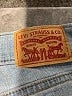 Levi's Stripes Blue Jeans Size 27 waist - photo 9