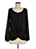 Sienna Sky 100% Polyester Black Long Sleeve Blouse Size M - photo 1