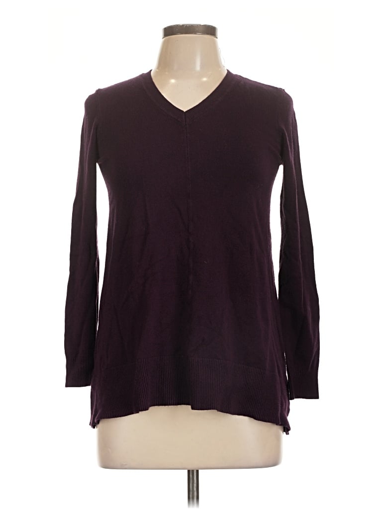 Pre-owned Dkny Jeans Pullover Sweater In Purple
