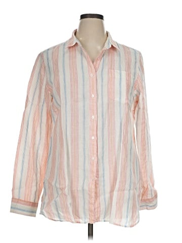 L.L.Bean Long Sleeve Button-Down Shirt (view 1)