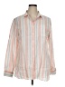 L.L.Bean Stripes Pink Long Sleeve Button-Down Shirt Size XL - photo 1