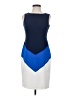 Nine West Color Block Blue Cocktail Dress Size 2 (petite) - photo 1