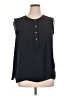 Ann Taylor LOFT Black Sleeveless Blouse Size XL - photo 1