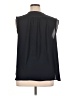 Ann Taylor LOFT Black Sleeveless Blouse Size XL - photo 2