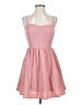 Mi ami Solid Pink Cocktail Dress Size S - photo 1