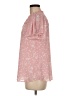 Unbranded 100% Polyester Stars Pink Short Sleeve Blouse Size M - photo 5