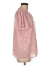 Unbranded 100% Polyester Stars Pink Short Sleeve Blouse Size M - photo 4