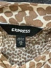 Express 100% Rayon Tan Sleeveless Button-Down Shirt Size XS - photo 7