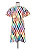 Target 100% Cotton Argyle White Casual Dress Size S - photo 1
