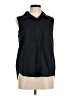 Ellen Tracy Black Sleeveless Blouse Size M - photo 1