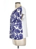 Kim Rogers Paisley Blue Short Sleeve Blouse Size L - photo 5