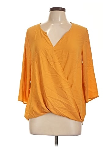 Lime n Chili 3/4 Sleeve Blouse (view 1)