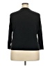 Chaps 100% Cotton Black Cardigan Size XXL - photo 2