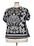 Unbranded 100% Polyester Black Short Sleeve T-Shirt Size 3X - photo 1