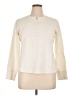 L.L.Bean Ivory Long Sleeve Henley Size XL - photo 1
