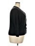 Chaps 100% Cotton Black Cardigan Size XXL - photo 4