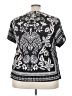 Unbranded 100% Polyester Black Short Sleeve T-Shirt Size 3X - photo 2
