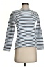 Joules 100% Cotton Stripes Blue Long Sleeve Turtleneck Size 2 - photo 1