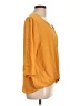Lime n Chili 100% Polyester Yellow 3/4 Sleeve Blouse Size L - photo 4