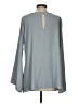 The Impeccable Pig 100% Polyester Gray Long Sleeve Blouse Size S - photo 2