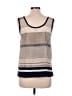 Vince. Print Tan Sleeveless Top Size M - photo 2