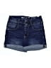 Wallflower Solid Blue Denim Shorts Size 3 - photo 1