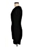 Olivaceous Solid Black Casual Dress Size M - photo 5