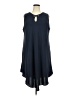 Cato 100% Polyester Solid Blue Casual Dress Size 26 - 28 - photo 1
