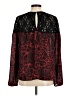 MICHAEL Michael Kors 100% Polyester Animal Print Red Long Sleeve Blouse Size M - photo 2