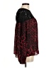 MICHAEL Michael Kors 100% Polyester Animal Print Red Long Sleeve Blouse Size M - photo 4
