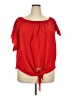 Lucky More 100% Polyester Red Short Sleeve Blouse Size 2X - photo 1