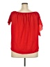Lucky More 100% Polyester Red Short Sleeve Blouse Size 2X - photo 2