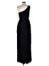 Thread 100% Polyester Black Cocktail Dress Size 8 - photo 2