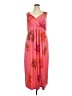 Avenue Tropical Pink Cocktail Dress Size 26 - photo 1