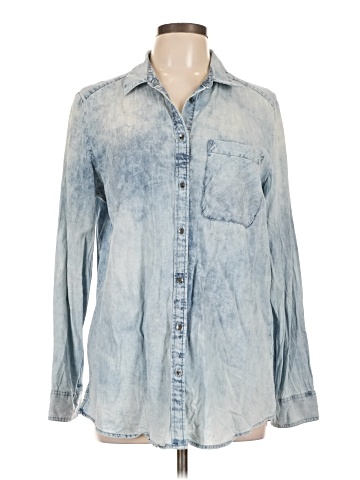 Express Long Sleeve Button-Down Shirt (view 1)