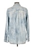 Express Blue Long Sleeve Button-Down Shirt Size L - photo 2