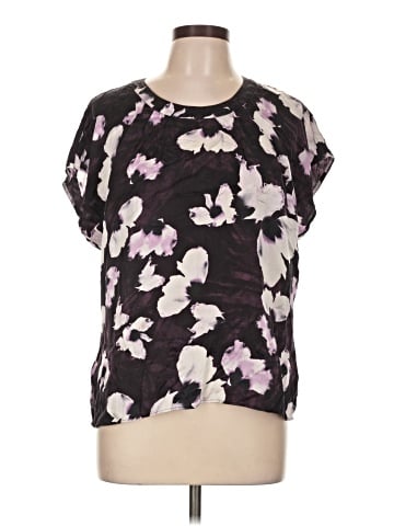 BOSS by HUGO BOSS Short Sleeve Silk Top (view 1)